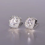 2.4 Carat Moissanite Stud Earrings - Ladyez