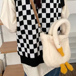 Plush Goose Crossbody Bag