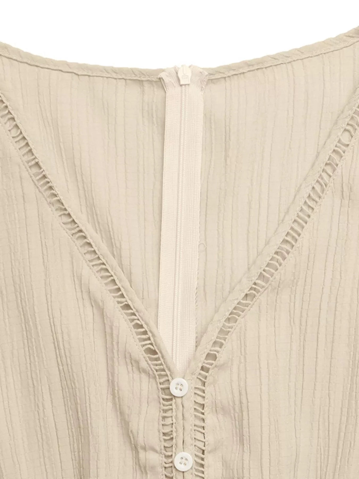 V-Neck Drawstring Waist Wide Leg Jumpsuit