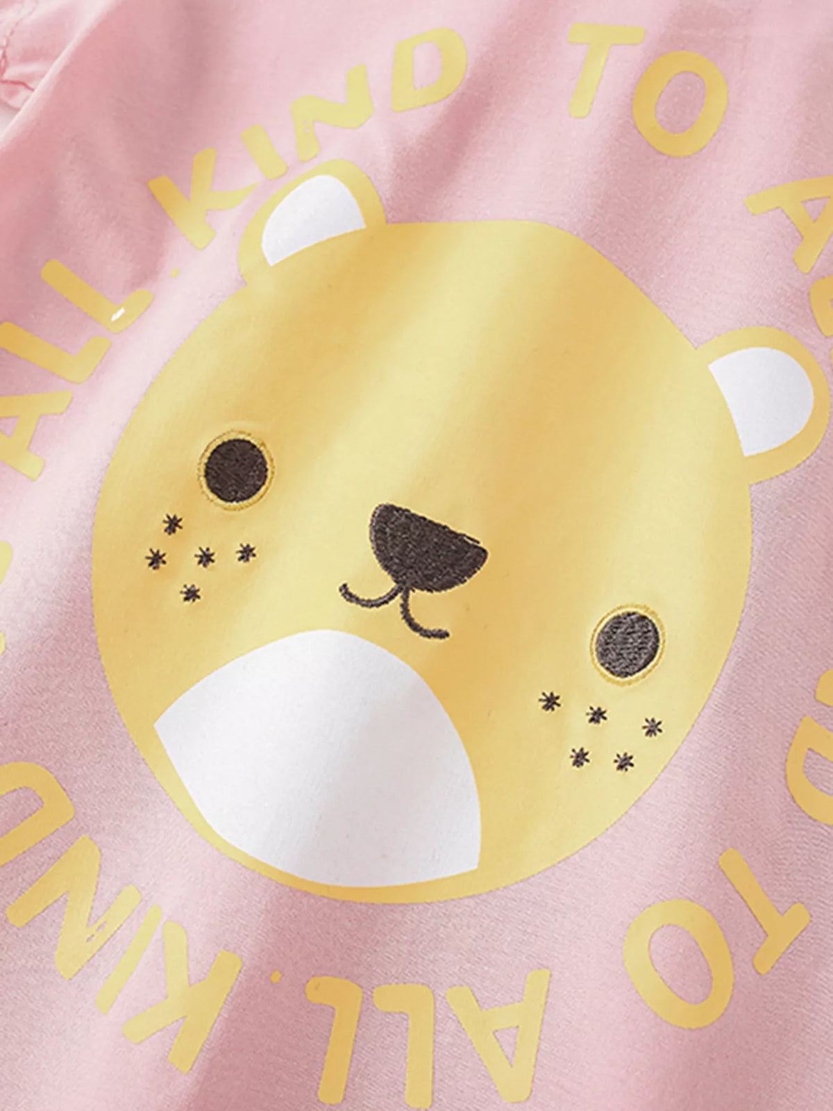 Children's Cartoon Bear Short Sleeve T-Shirt