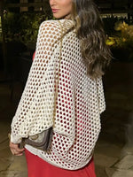 Hollow Out Open Front Cover-Up - Ladyez
