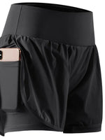Pocketed High Waist Active Shorts - Ladyez