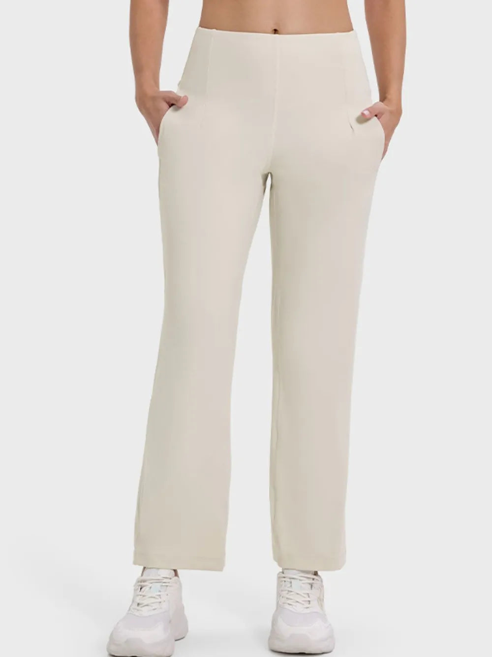 Millennia Pocketed High Waist Active Pants - Ladyez