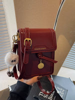 Leather Flap Crossbody Bag