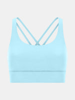 Millennia Crisscross Scoop Neck Active Tank - Ladyez