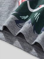 Children's Dinosaur Graphic Long Sleeve T-Shirt