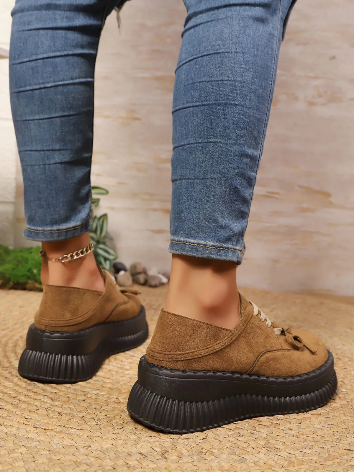 LaceUp Platform Loafers
