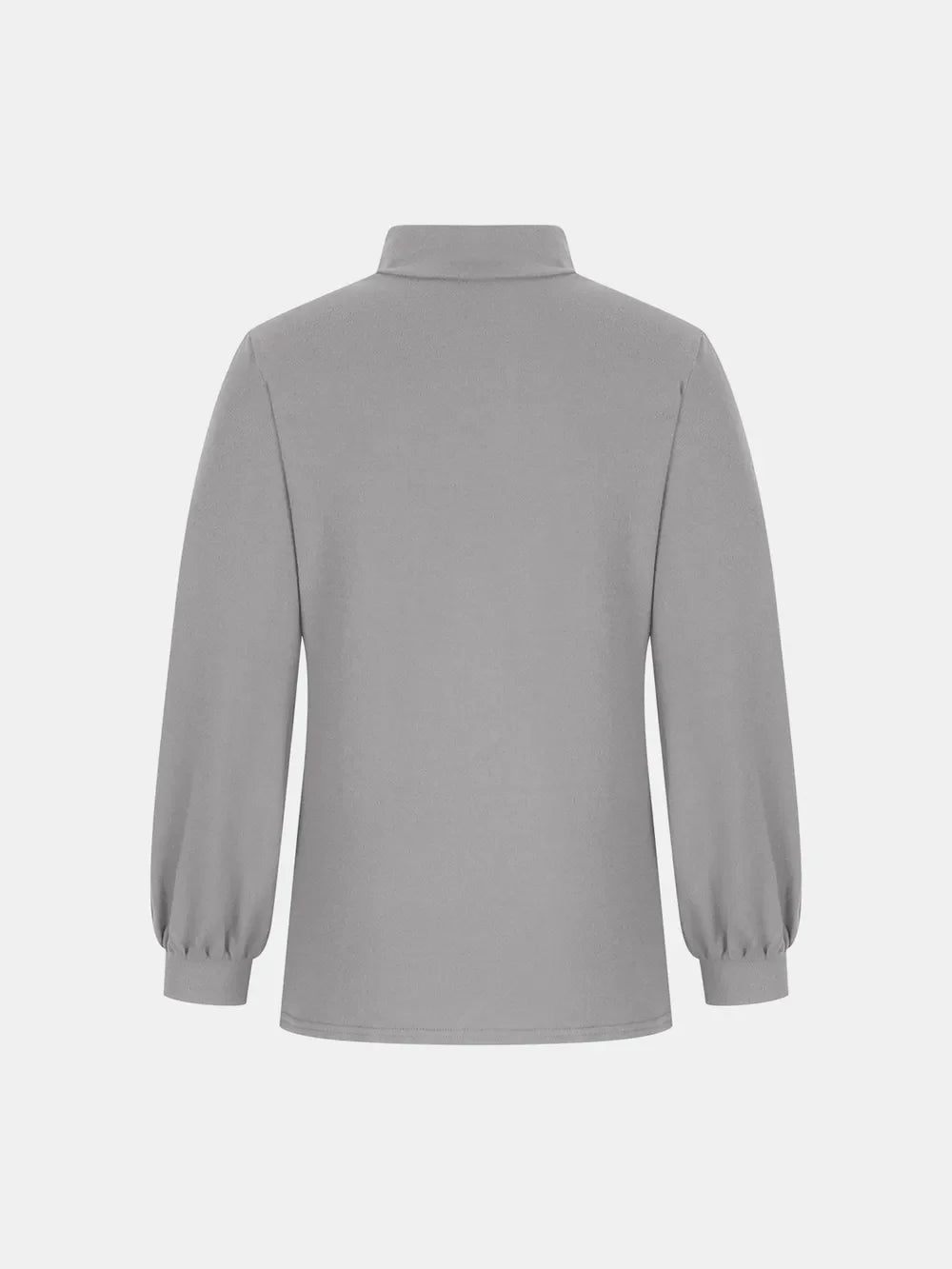 Full Size Mock Neck Long Sleeve T-Shirt