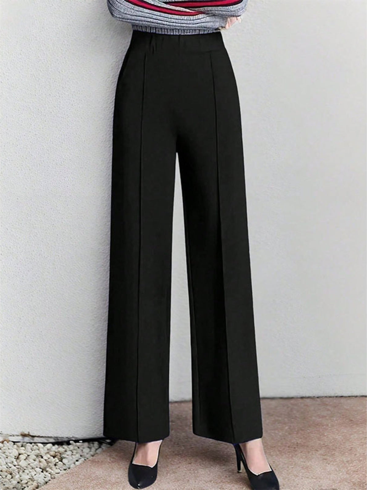 High-Waisted Wide Leg Pants