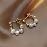 Freshwater Pearl Hoop Earrings