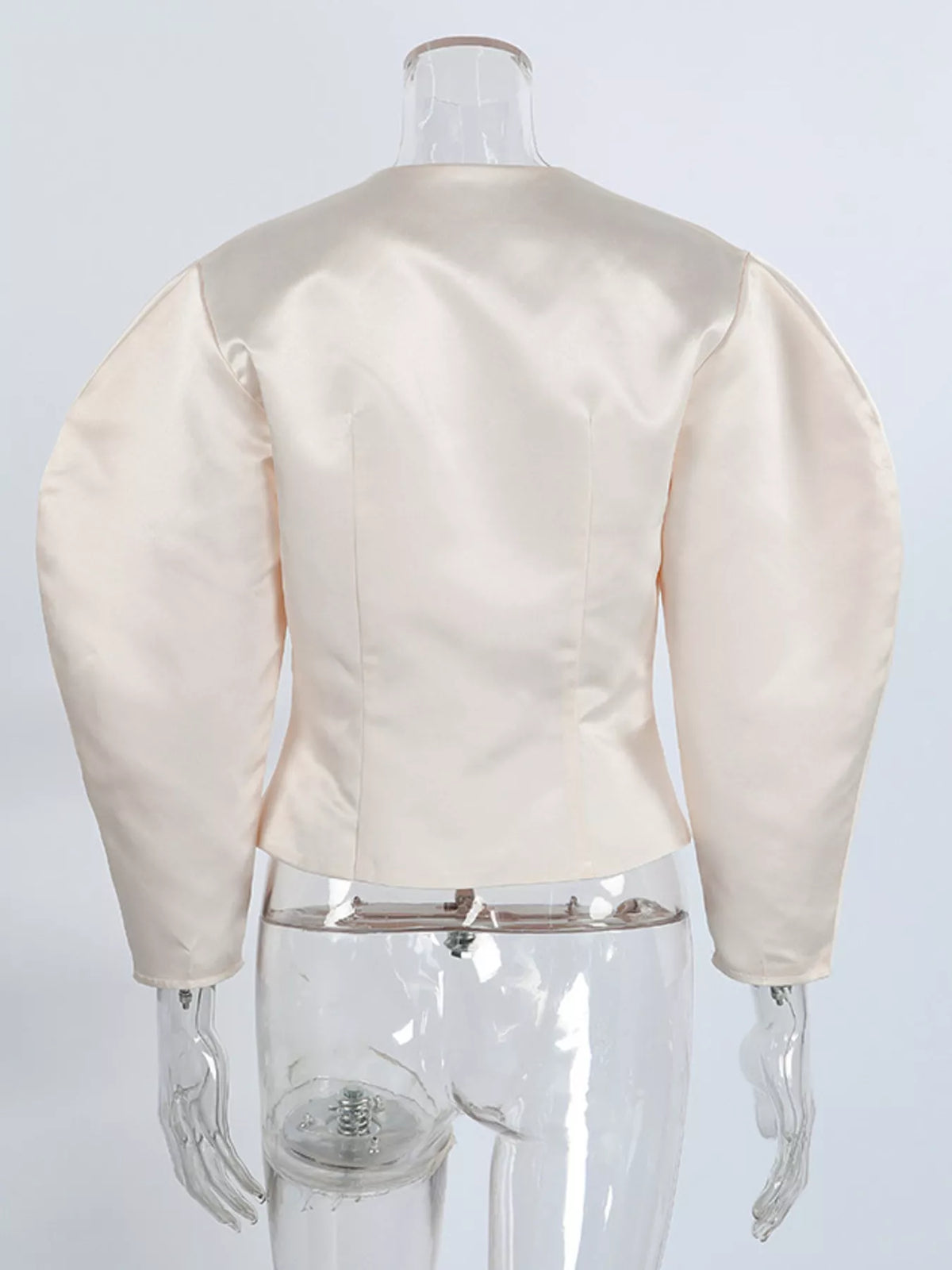 Puff Sleeve Cropped Outerwear