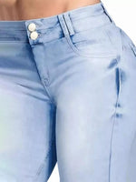 Full Size Wash High-Waisted Flare Jeans Plus Size