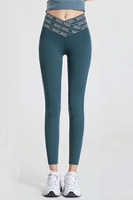 Wide Waistband Sports Pants - Ladyez