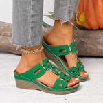 Open Toe Wedge Sandals