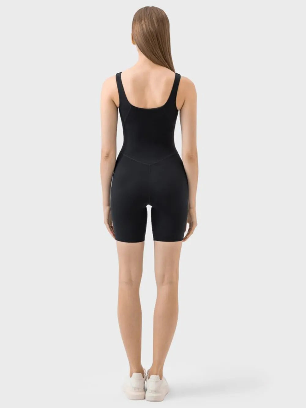 Millennia Wide Strap Active Romper - Ladyez