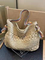 Woven Straw Shoulder Bag