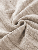 Textured Knit Open Front Cardigan with Pockets