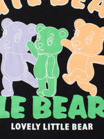 Children's Bear Graphic Short Sleeve T-Shirt