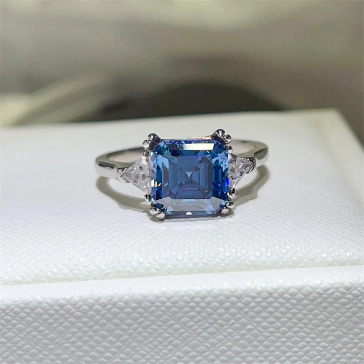 3 Carat Moissanite 925 Sterling Silver Ring - Ladyez