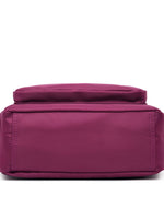 Multi-Pocket Lightweight Nylon Crossbody Bag