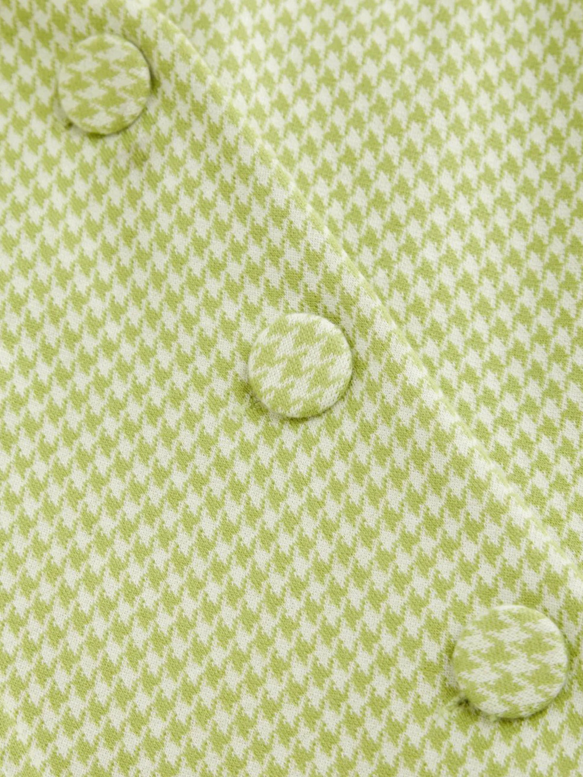 Gingham Button-Front A-Line Mini Dress - Ladyez