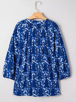 Botanical Print Button Up Shirt