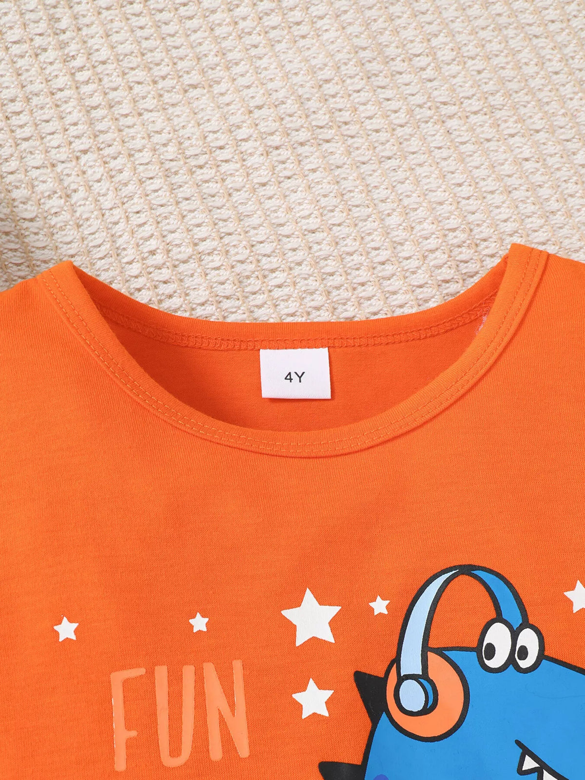 Children's Dinosaur Graphic Tee and Shorts Set