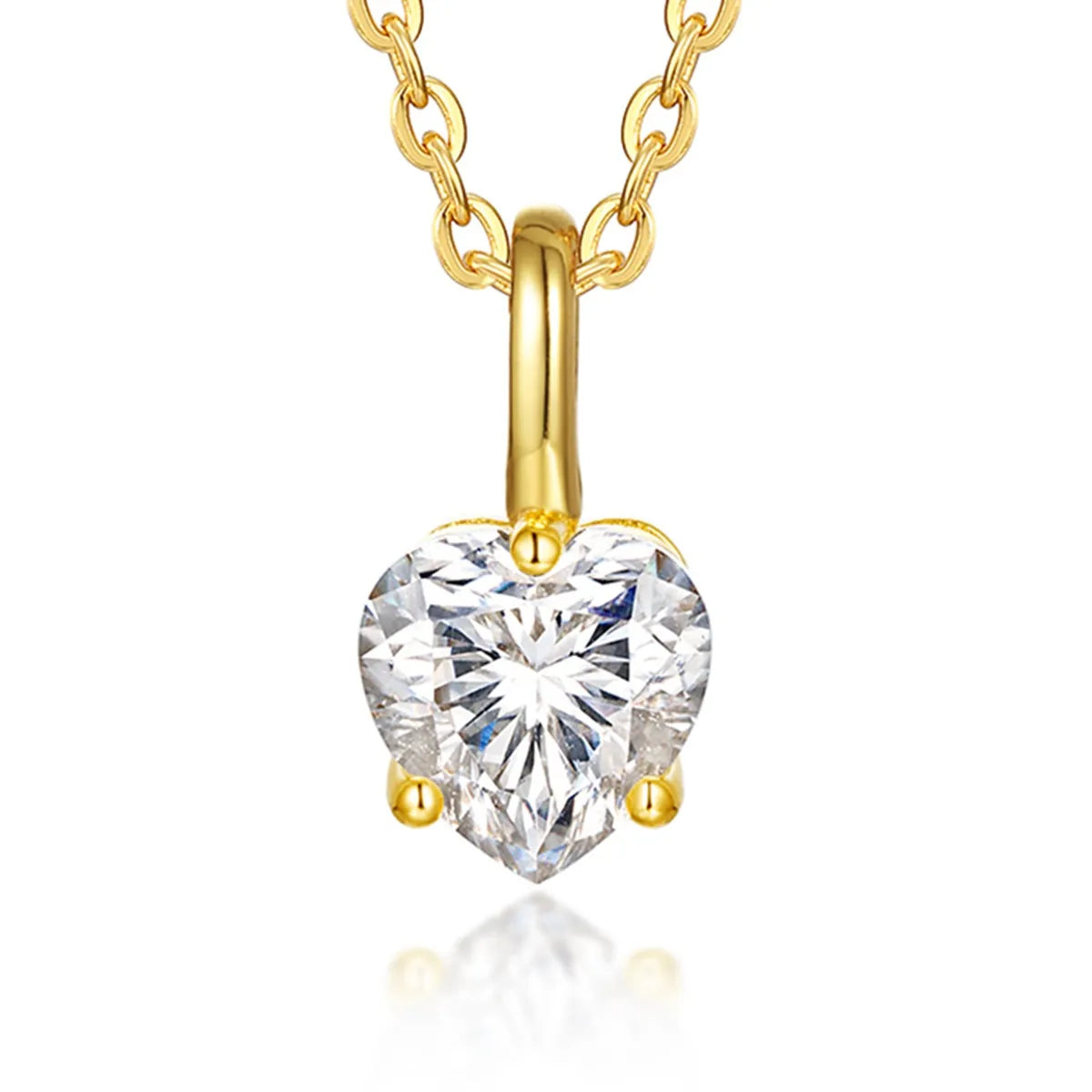 Heart Shape Pendant Necklace - Ladyez