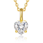 Heart Shape Pendant Necklace - Ladyez