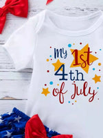 Children's Little Miss America Patriotic Outfit Set