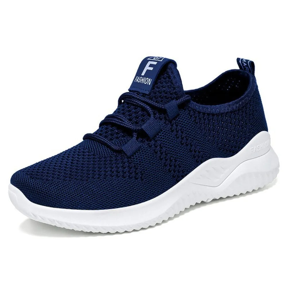 Breathable Mesh Lace Up Athletic