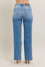 Judy Blue Full Size High Waist Straight Jeans Plus Size - Ladyez