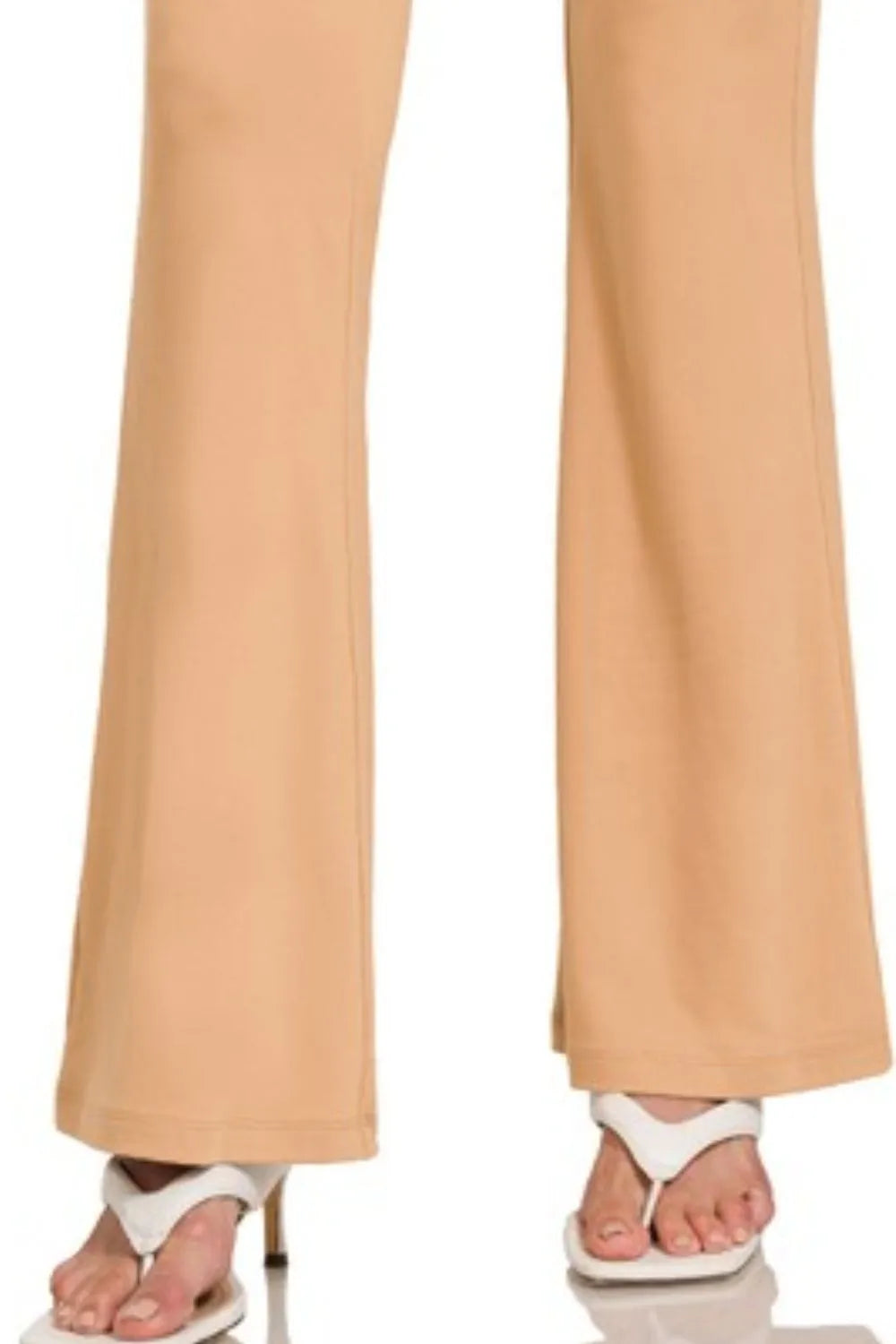 Zenana Buttery Soft Flare Leg High Waist Yoga Pants - Ladyez