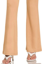 Zenana Buttery Soft Flare Leg High Waist Yoga Pants - Ladyez