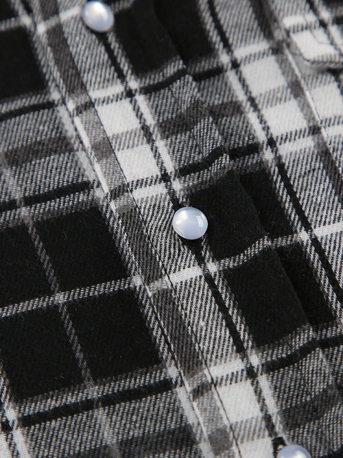 Oversized Plaid Button Up Shirt