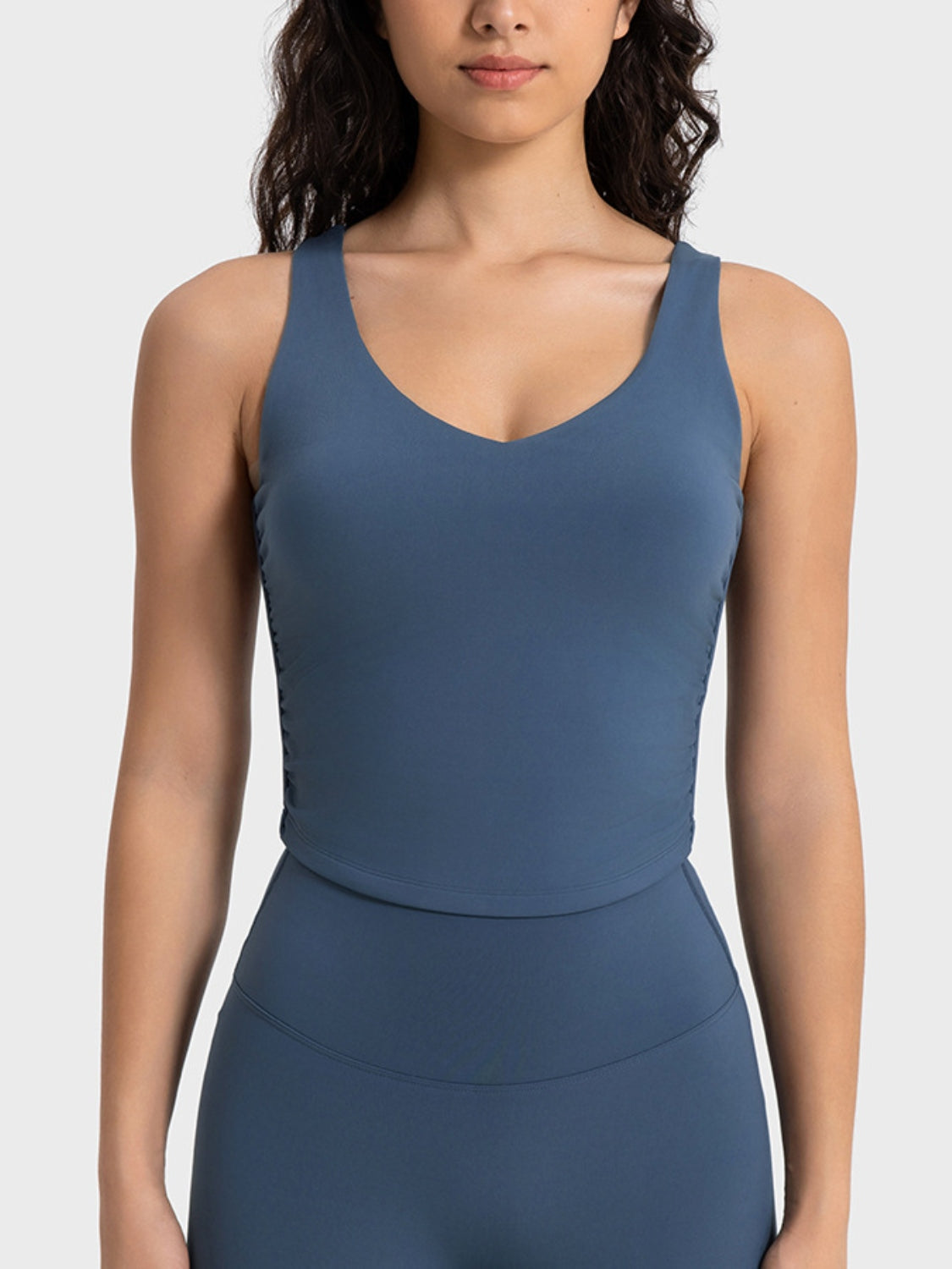 Millennia Cropped Sport Tank - Ladyez