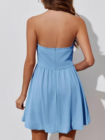 Ruched Tube Mini Dress - Ladyez