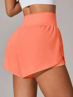 Pocketed High Waist Active Shorts - Ladyez