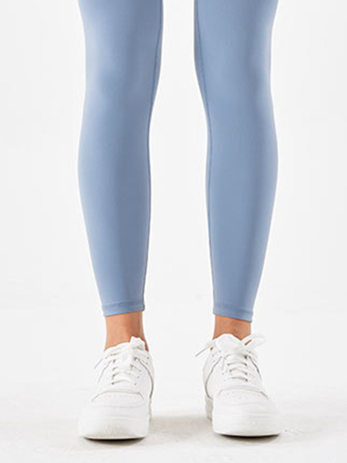 Wide Waistband Sports Leggings - Ladyez