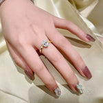 2 Carat Moissanite 925 Sterling Silver Ring