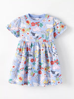 Children's Farm Animal Print Dress