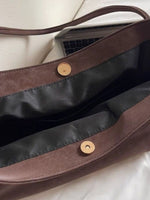 Solid Color Shoulder Bag