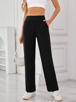 Lovelet High Waist Active Pants with Pockets - Ladyez