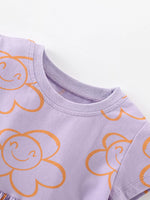 Children's Flower Print Casual Dress