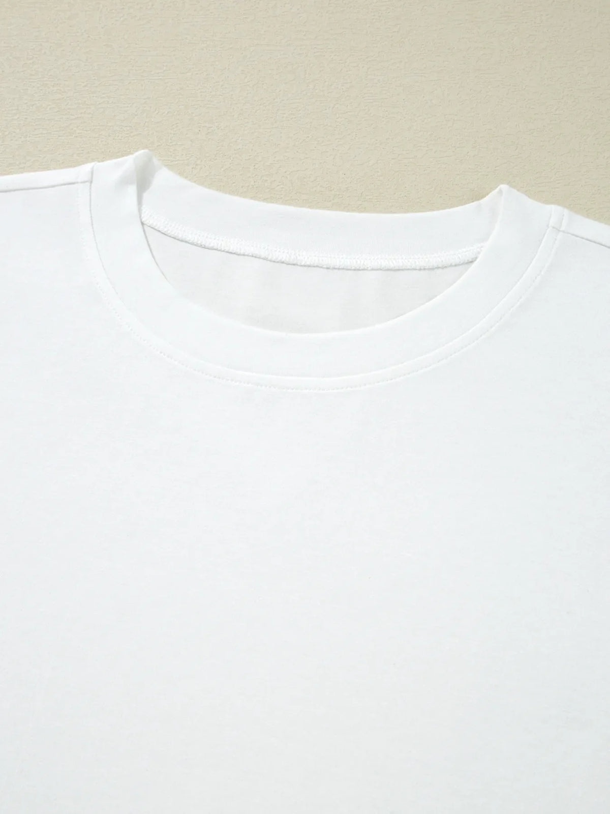 Lace Long Sleeve Insert Drop Shoulder Tee