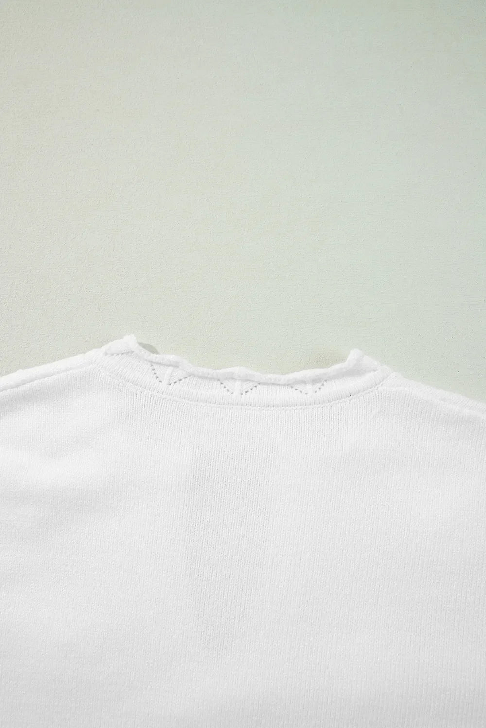 Daisy Notched Long Sleeve Sweater