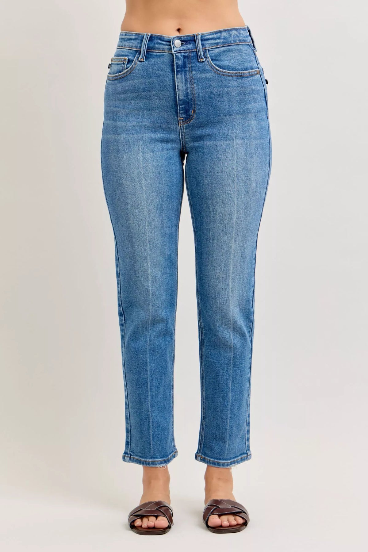 Judy Blue High-Waisted Straight-LegJeans