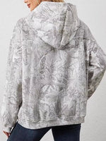 Full Size Kangaroo Pocket Long Sleeve Hoodie Plus Size