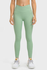 Millennia V-Waist Yoga Leggings with Pockets - Ladyez