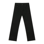 Side Zipper Slim Jeans